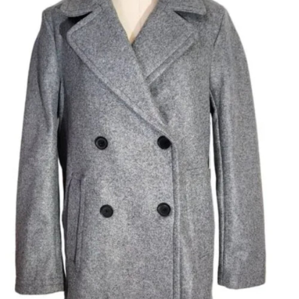 RD Style Fiora Grey Peacoat in Grey New With Tags Women's
